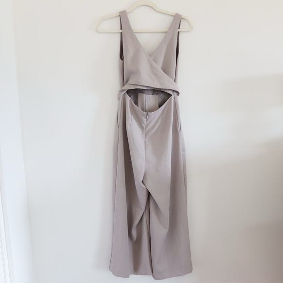 Aritzia Wilfred New Ecoulement Jumpsuit Opal Grey Size 2 - Picture 10 of 10